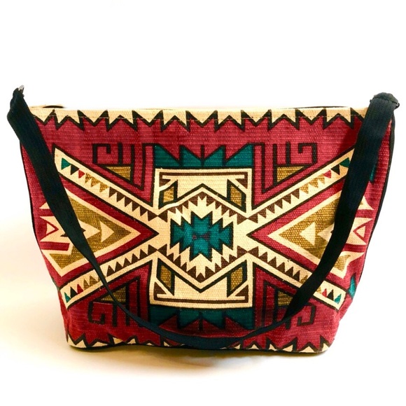 Southwestern Patterned Tote Bag - Picture 1 of 12